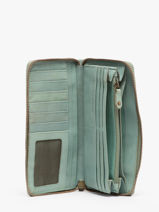 Portefeuille Heritage Leder Biba Blauw heritage BT10-vue-porte